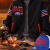 Black Buffalo New York Football black Bomber Jacket – Game Day City Sports Style