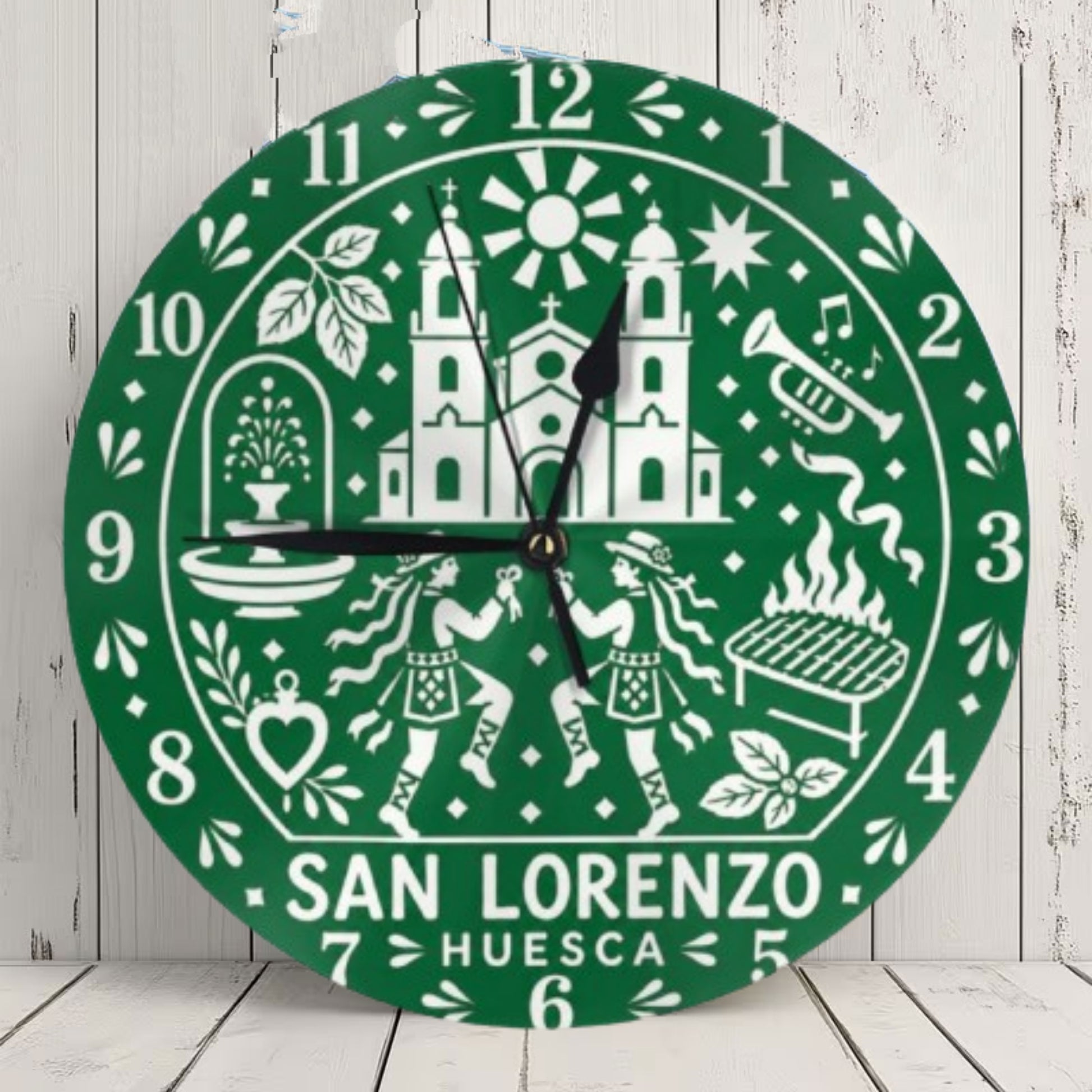 Reloj de Pared San Lorenzo Huesca streetwear fashion product image 2