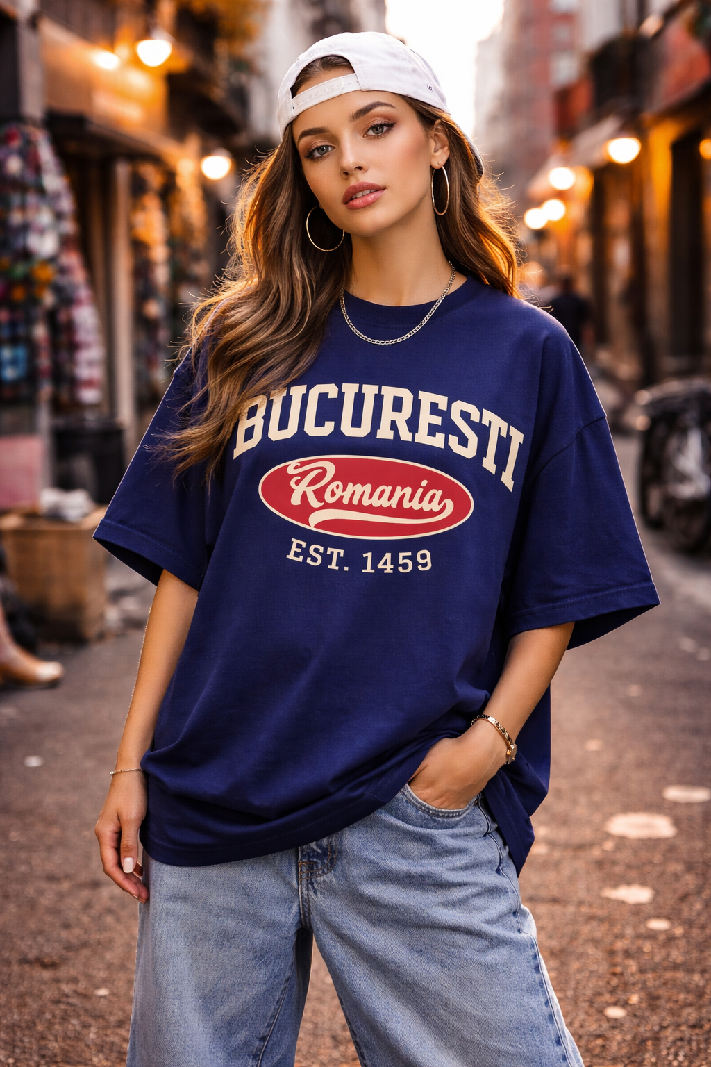Tricou București România Vintage Logo — "Bucuresti" Est. 1459
