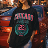 Black Chicago Illinois Windy City 23 T-Shirt – Urban Basketball Streetwear Tee
