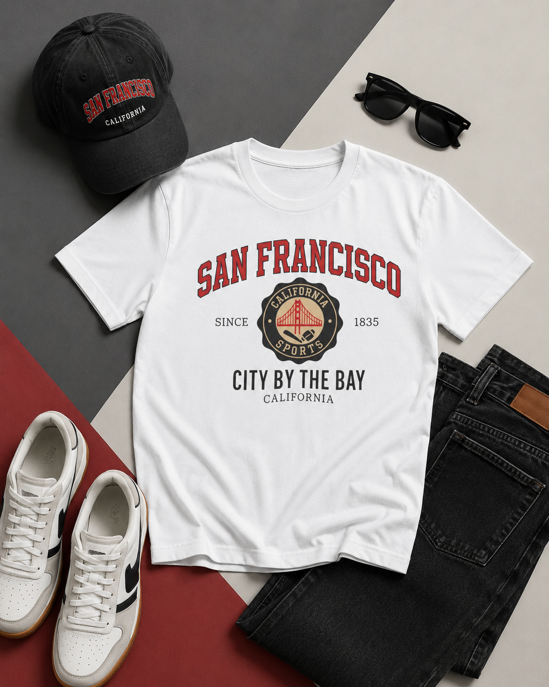 City by the Bay San Francisco Sports Heritage T-Shirt – California Urban