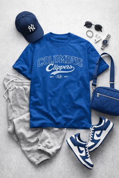 Columbus Baseball Tee — Vintage Shirt