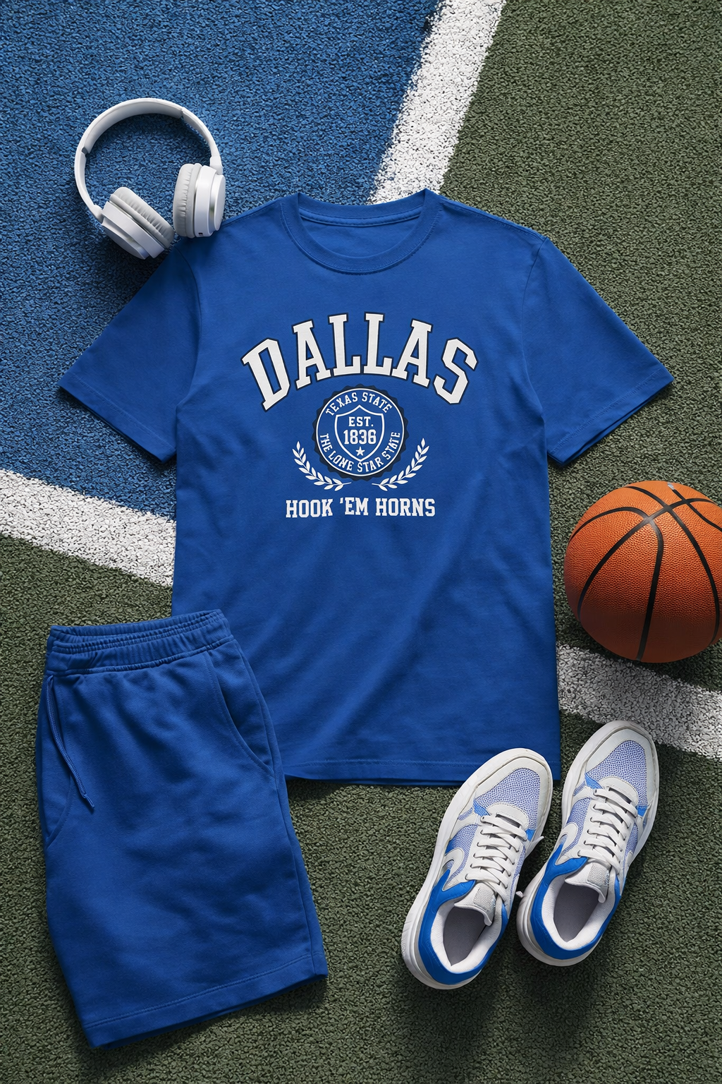 Dallas Hook 'Em Horns T-Shirt — Vintage