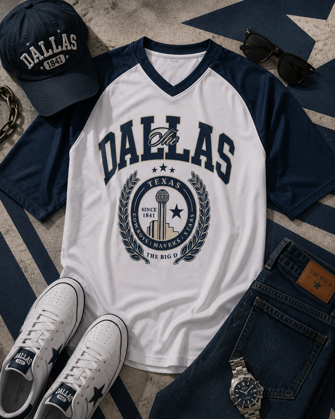 Dallas Texas Football T-Shirt – Lone Star Cit