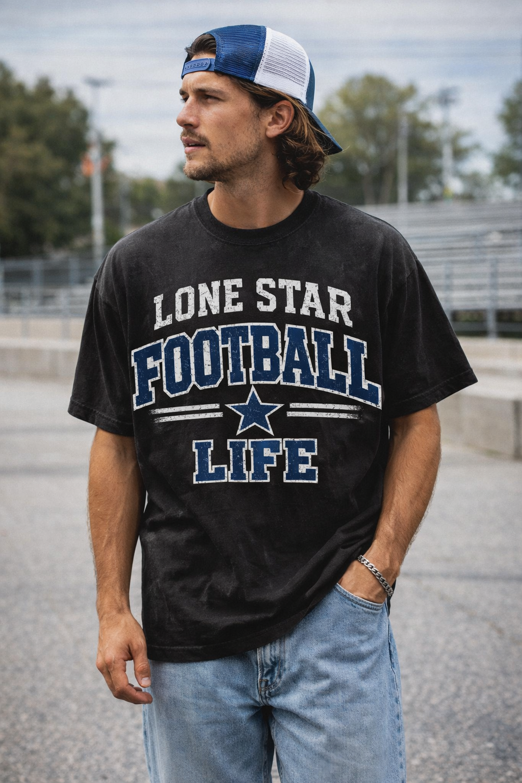 Texas Football Shirt – Lone Star Football Life Dallas Game Day T Shirt