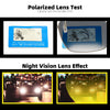 White Smoke VIVIBEE Mens Metal Clip on Sunglasses Polarized Eyeglasses UV400 Women Square Night Vision Driving Sun Glasses