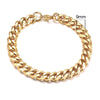 White Smoke Vnox 3-11mm Chunky Miami Curb Chain Bracelet for Men, Stainless Steel Cuban Link Chain Wristband Classic Punk Heavy Male Jewelry