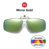 White Smoke VIVIBEE Mens Metal Clip on Sunglasses Polarized Eyeglasses UV400 Women Square Night Vision Driving Sun Glasses