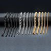Dim Gray Vnox 3-11mm Chunky Miami Curb Chain Bracelet for Men, Stainless Steel Cuban Link Chain Wristband Classic Punk Heavy Male Jewelry