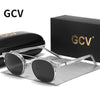 White Smoke GCV Double Layer Removable Lens Sunglasses The Blu-Ray Glasses Acetate Gothic Retro Steampunk Polarized Men Women Sunglesses