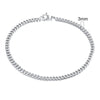 White Smoke Vnox 3-11mm Chunky Miami Curb Chain Bracelet for Men, Stainless Steel Cuban Link Chain Wristband Classic Punk Heavy Male Jewelry