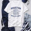 Houston Athletic Dept. T-Shirt — USA Texas 1990 Vintage Collegiate Tee