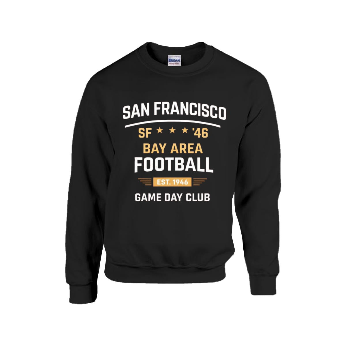 Athletic Aesthetic San Francisco football Sweatshirt   |Gildan 18000