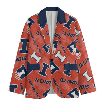 Illinois University Blazer – nfl fan apparel, casual fan outfit, image 1.0