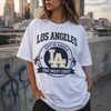 Black Los Angeles City of Angels LA Graphic T-Shirt – West Coast Streetwear Tee