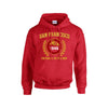 White Smoke San Francisco Hoodie  |Gildan 18500 Front DTF