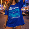 Dark Olive Green Miami Ocean Drive 305 Graphic T-Shirt – The Magic City Streetwear Tee