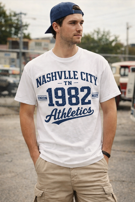 Nashville City 1982 Athletics T‑Shirt