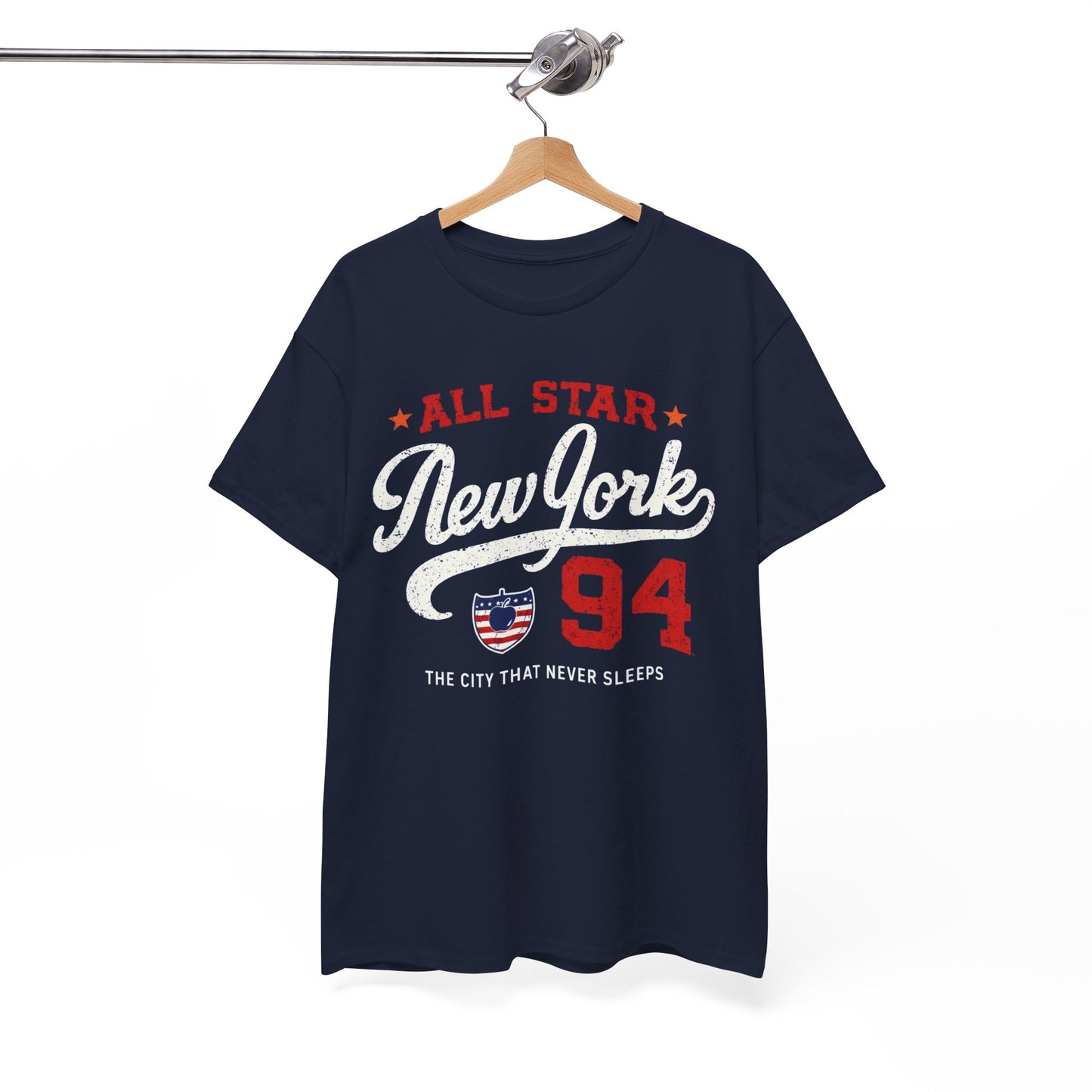 White Smoke New York All Star 94 T-Shirt — The City That Never Sleeps Graphic Tee