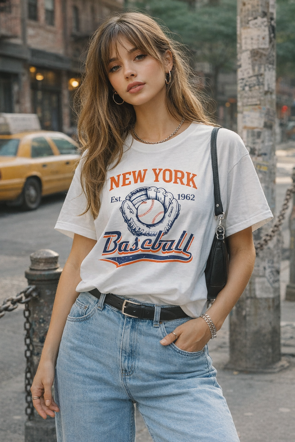 New York Baseball Vintage Graphic Tee