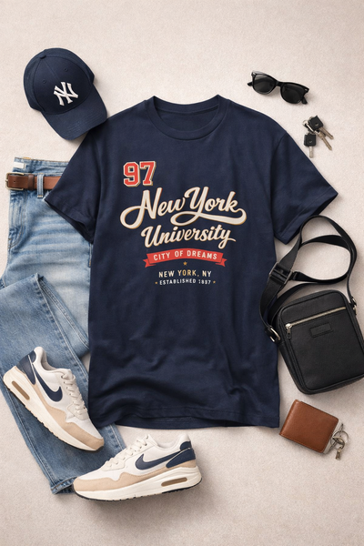 New York University '97 Vintage College Tee