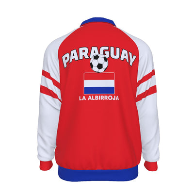 Paraguay Jacket Unisex Red – Soccer Track Jacket