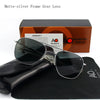 White Smoke Pilot AO Sunglasses Men Top Quality Brand Designer AGX Tempered Glass Lens Sun Glasses Male
