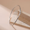Gray Lucktune Fashion Metal Simple Cuff Bracelets Stainless Steel Gold Color Jewelry Bracelets Women's Accessories Date Party Gift