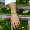 Dark Green DIY Handmade Braided Rope Bracelet Colorful Ethnic Weave Bangles Jewelry Gift