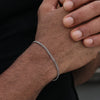 Black Gold Color Stainless Steel Cuban Chain Men's Bracelet Simple Retro Bracelet For Women Hip Hop Jewelry Trend Accessories Gift