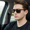 Black Sunglasses For Men And Women For Fishing  Cycling Sun Protection  New Metal Fashionable Sunglasses 3501