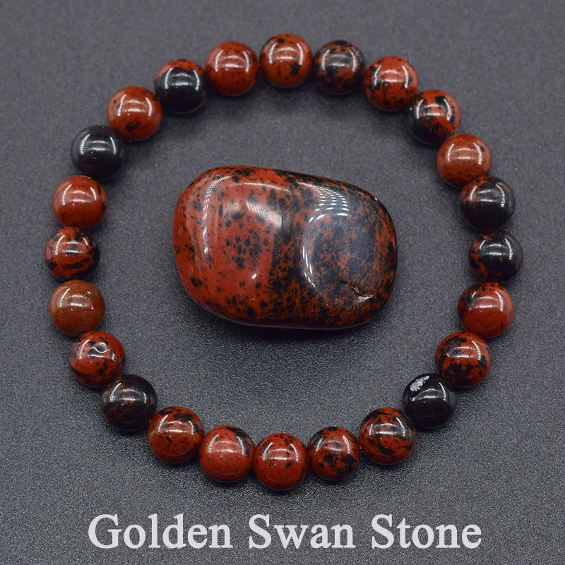 Dim Gray Natural Stone Genuine 5A Red Jasper Prayer Beaded Bracelets Women Men Rosary Meditation Bracelets Yoga Meditation Jewelry Gift