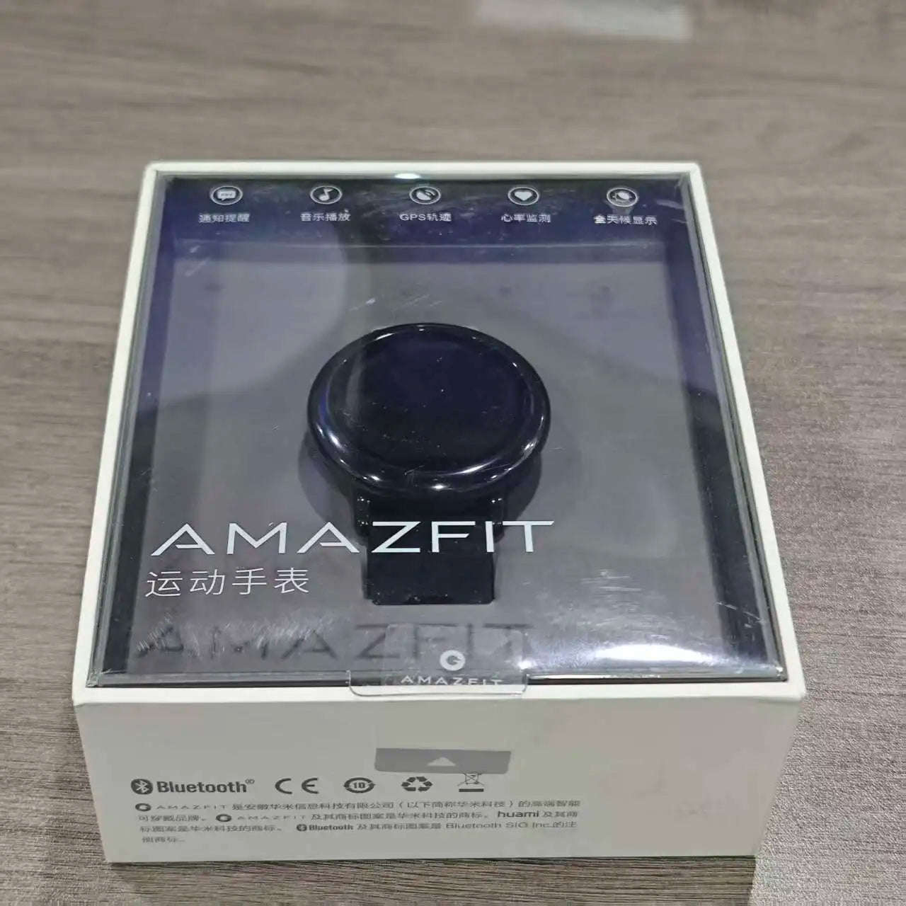 Slate Gray Original Amazfit Pace Men's Smart Watch Sportwatch Global Firmware with English Language Stock Bluetooth Watch GPS 95New Watches