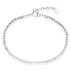 White Smoke 925 Sterling Silver Irregular Chain Bracelets For Women Vintage Luxury Jewelry Wedding Accessories Wholesalea Jewellery
