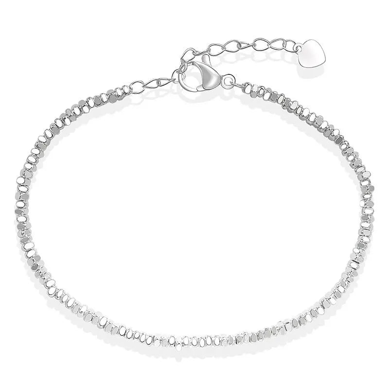 White Smoke 925 Sterling Silver Irregular Chain Bracelets For Women Vintage Luxury Jewelry Wedding Accessories Wholesalea Jewellery
