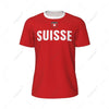 Sports Mesh T-shirt Switzerland Swiss Flag For Running Bike Soccer Tennis Football Fitness Tees 3D Printed