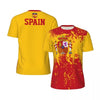 Spain Flag Football T Shirts For Men Fashion Summer National Emblem 3D Printed Jersey Casual Quick Dry Breathable Tees Tops