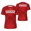 Sports Mesh T-shirt Switzerland Swiss Flag For Running Bike Soccer Tennis Football Fitness Tees 3D Printed