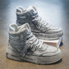 Distressed High Top Sneakers