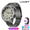 White Smoke G.L Wear 2025 New Men's Smart Watch HD Display Health Tracking Bluetooth Calling Voice Assistant Sports Smartwatch