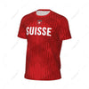 Sports Mesh T-shirt Switzerland Swiss Flag For Running Bike Soccer Tennis Football Fitness Tees 3D Printed