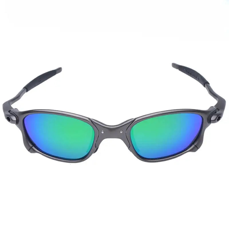 White Smoke MTB Man Polarized Sunglasses Cycling Glasses UV400 Fishing Sunglasses Metal Bicycle Goggles Cycling Eyewear Riding Glasses D4-3