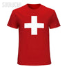 Switzerland Flag Swiss Men Tshirt Tees O-neck T Shirts Women Boys 100% Cotton T-Shirt