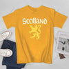 Unisex Men Scotland Rampant Lion Tshirt Tees T Shirts Women Boys 100% Cotton T-Shirt