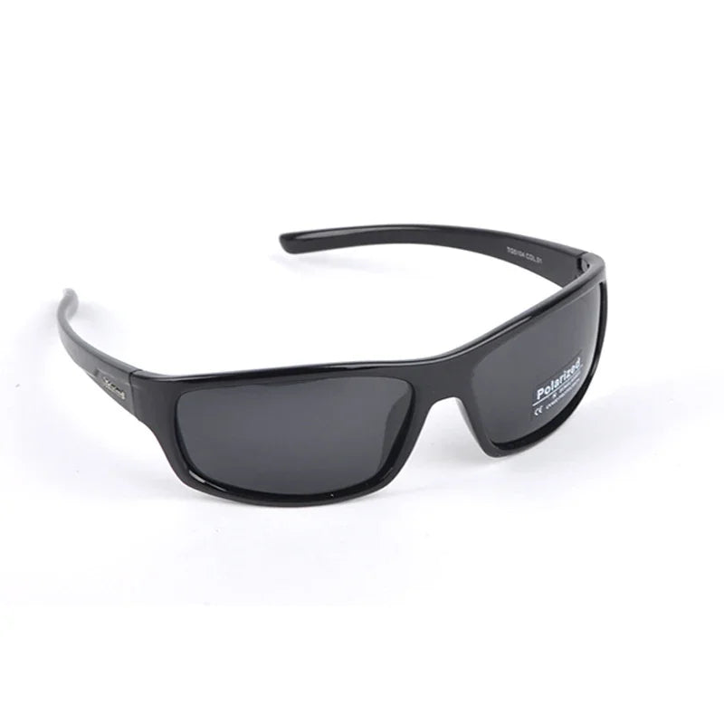 White Smoke TAGION Sport Sunglasses Men Polarized Hipster Glasses UV400 Hiking Driving Glasses Lentes De Sol Hombre Polarizing Lenses TG5104