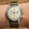 Tan RED STAR 38mm Men's 1963 Chronograph Mechanical Watch Pilot with Seagull Movement ST1901 Air Force Aviation Sapphire Goose 40mm