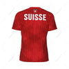 Sports Mesh T-shirt Switzerland Swiss Flag For Running Bike Soccer Tennis Football Fitness Tees 3D Printed