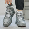 Distressed High Top Sneakers