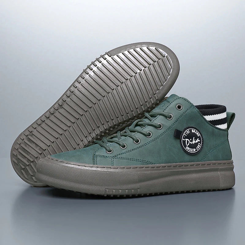 Men’s High Top Sneakers – Casual Streetwear Shoes, Lightweight Comfortable Everyday Urban Trainers streetwear fashion product image 13