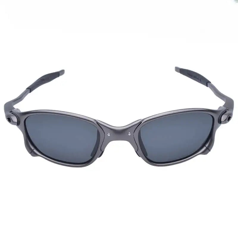 White Smoke MTB Man Polarized Sunglasses Cycling Glasses UV400 Fishing Sunglasses Metal Bicycle Goggles Cycling Eyewear Riding Glasses D4-3